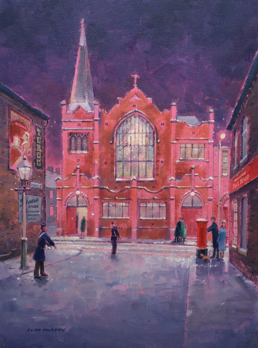 Ashton Road Congregational by Cliff Murphy, Local | Northern | Nostalgic | Snow
