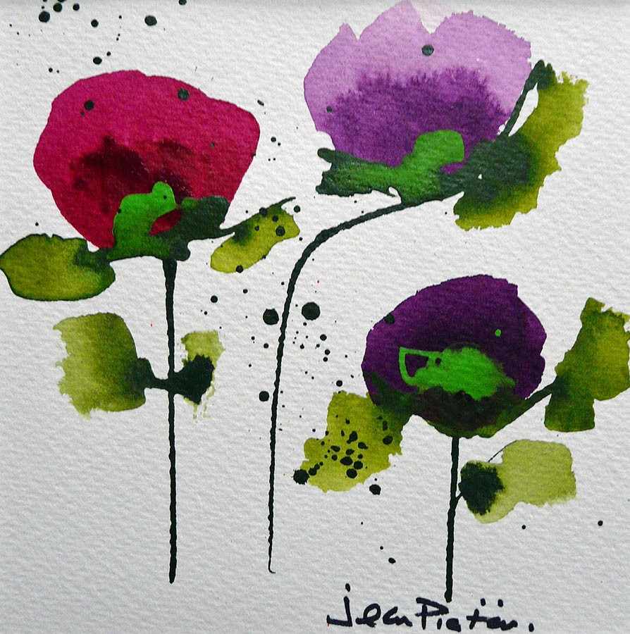Pink and Purple by Jean Picton, Flowers