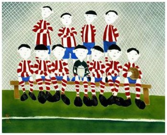 The A Team by Mackenzie Thorpe, Football