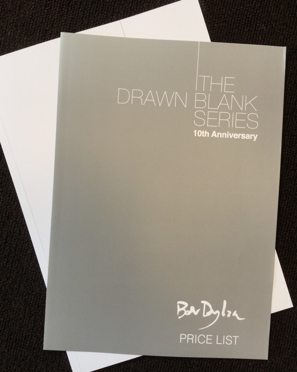 The Drawn Blank Series 10th Anniversary 2018 - Brochure by Bob Dylan, Bob Dylan