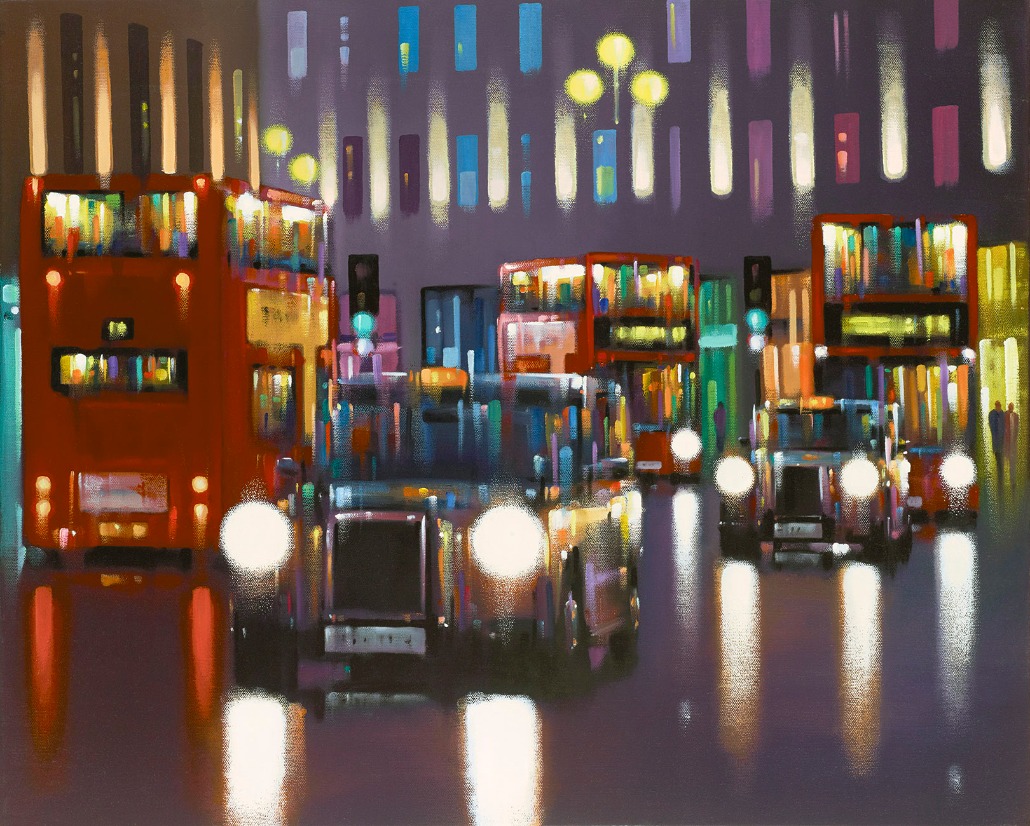 Regent Street Rain by Neil Dawson, London | Transport