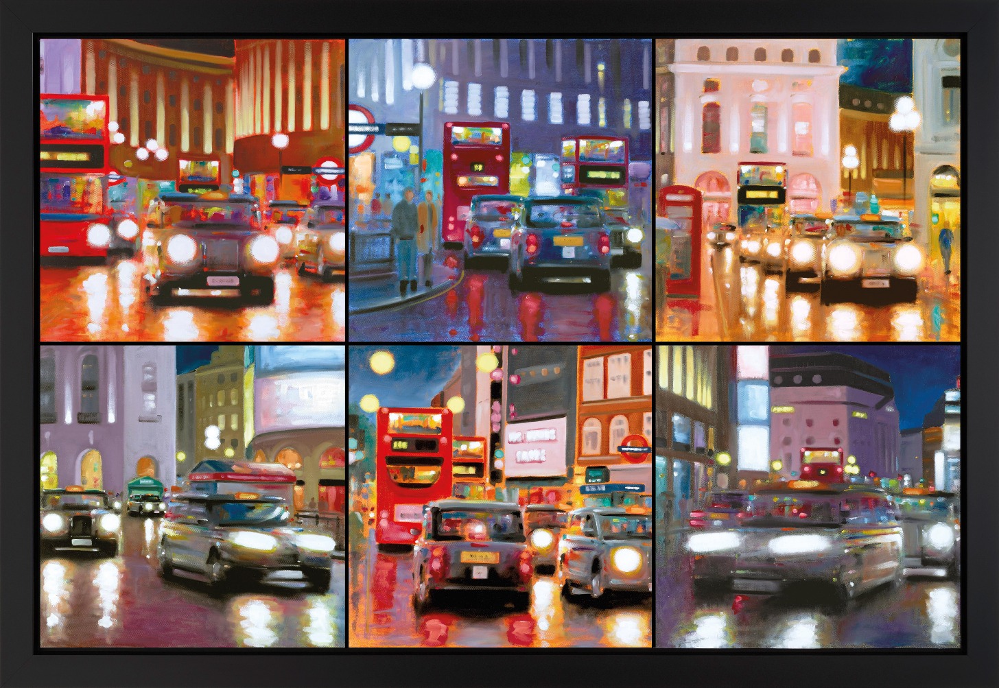 Night time in the City by Neil Dawson, London | Landscape