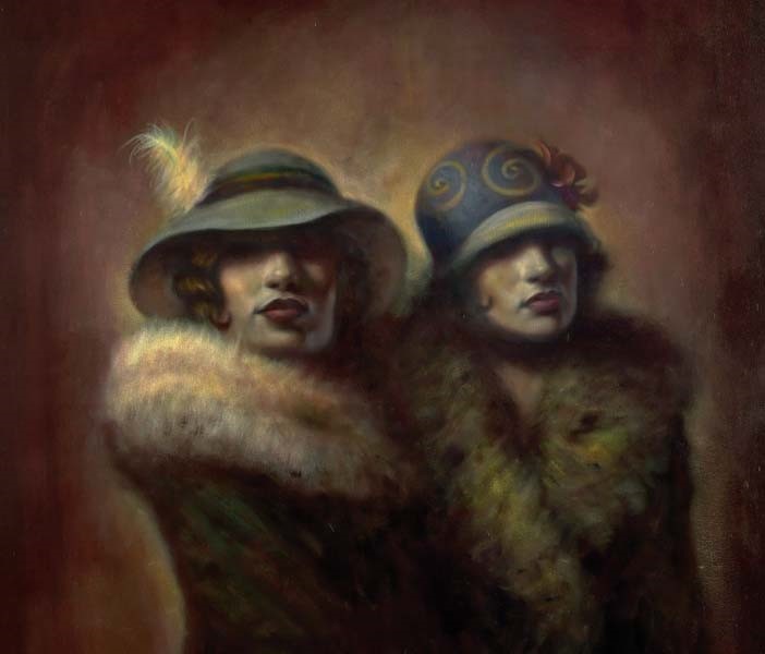 Ladies who Lunch by Hamish Blakely, Customer Sale | Figurative | Nostalgic