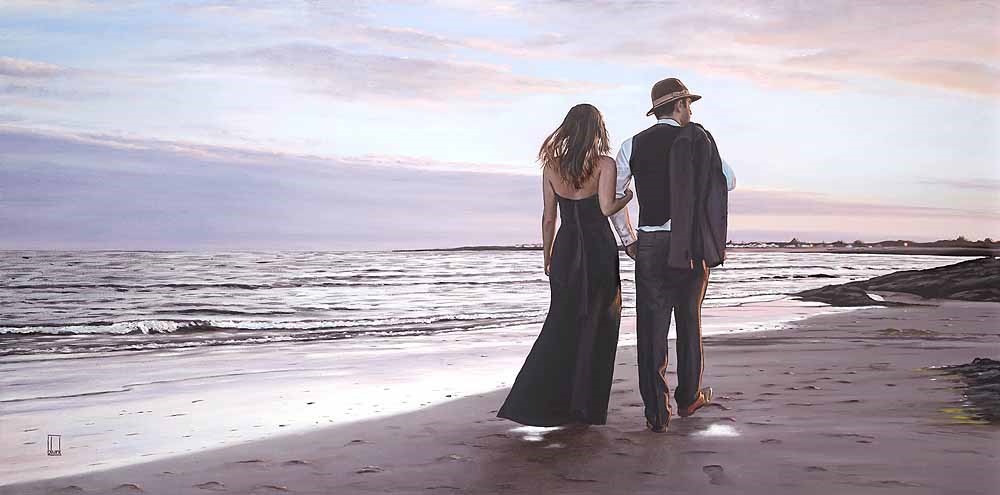 Sea Breeze by Richard Blunt, Couple | Romance | Sea | Water