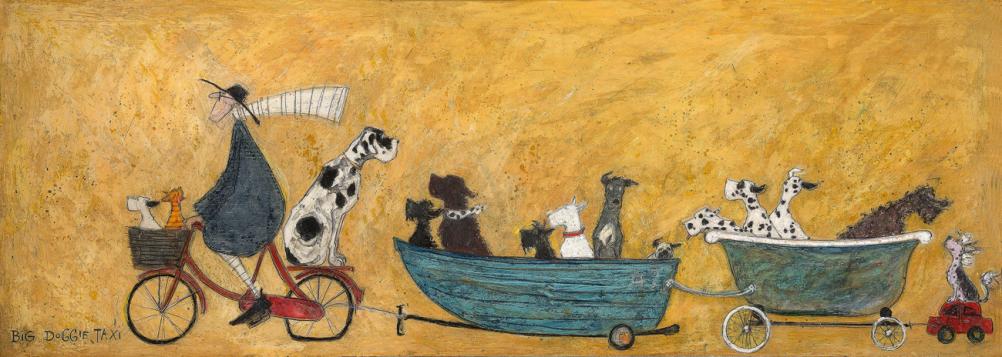 Big Doggie Taxi by Sam Toft, Animals | Dog