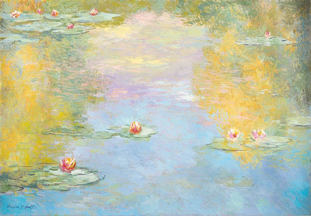 Lilies - Morning Effect by John Myatt, Water