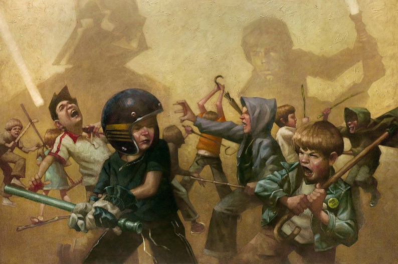 5 Vaders!... Right We're Having 5 Lukes! by Craig Davison, Children | Film | Nostalgic