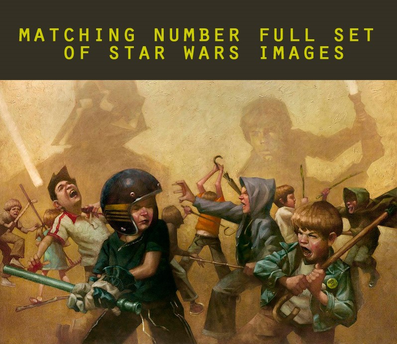 Star Wars - Full Set of VIII by Craig Davison, Children | Film | Nostalgic | Rare | Special Offer