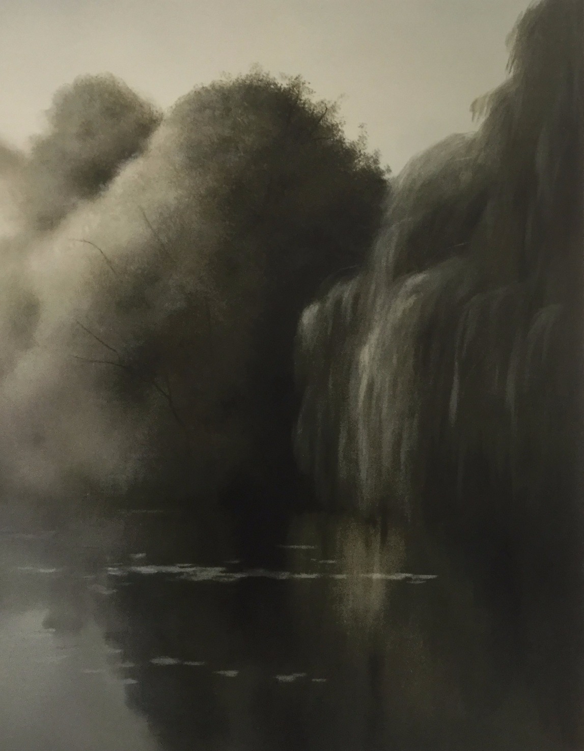 Lakeside Retreat by John Waterhouse, Landscape | Water