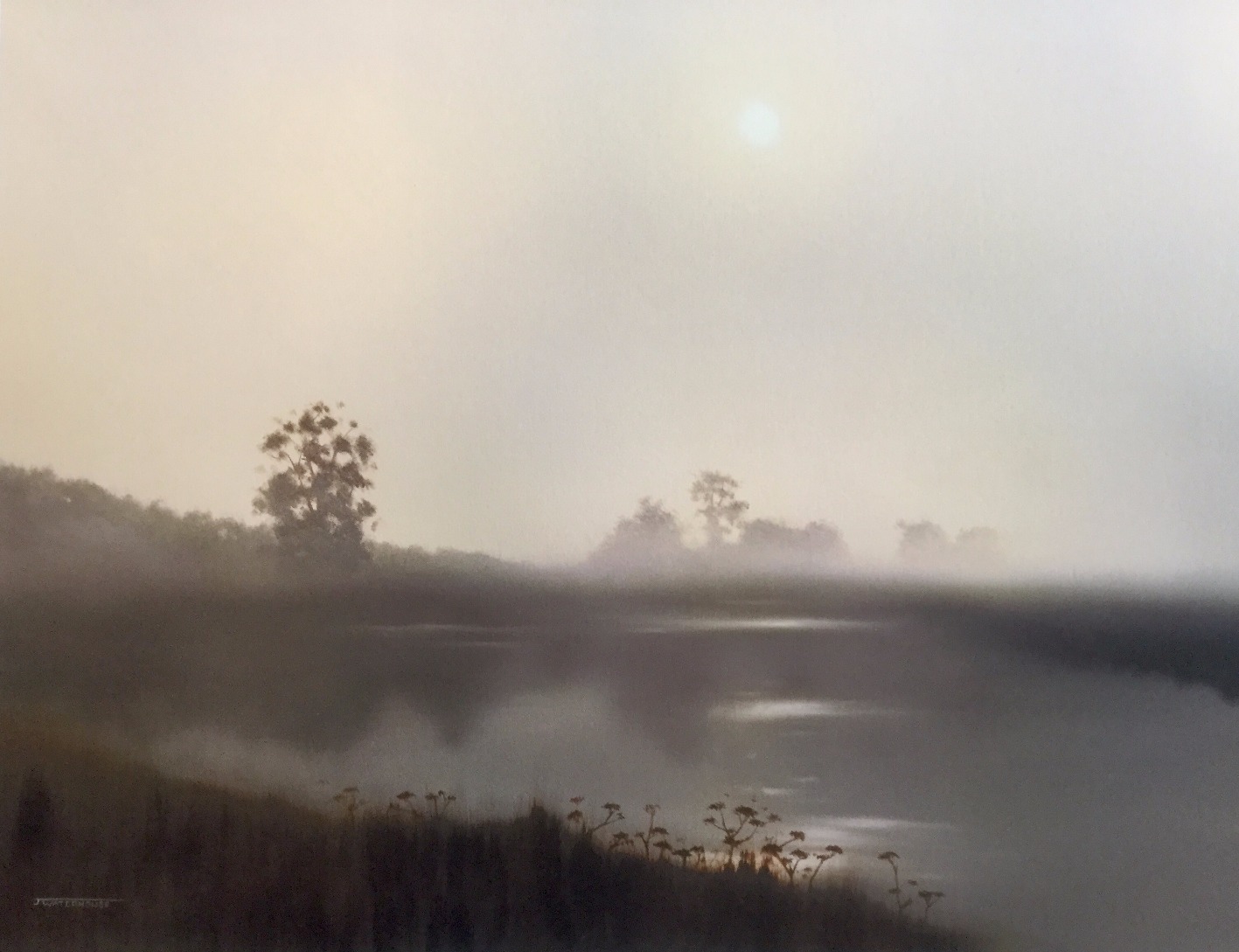 Lakeside by John Waterhouse, Landscape | Water
