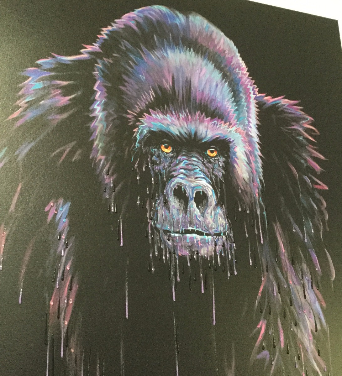 Harambe by Robert Oxley Harambe by Robert Oxley, Animals | Abstract
