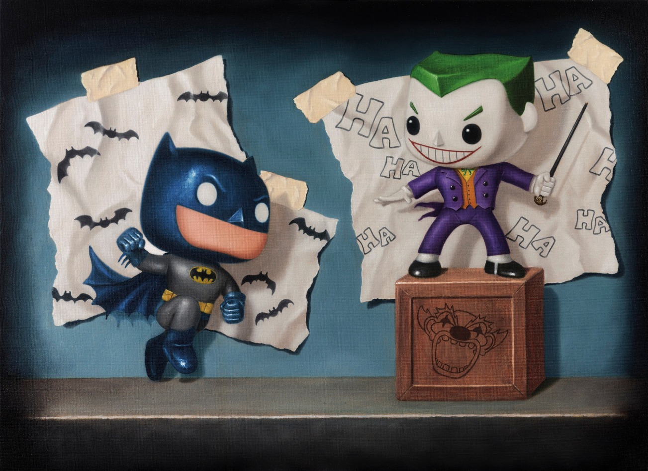 The Batman Suite of Three  by Nigel Humphries, Film | Comic | Nostalgic | Batman | Robin | Joker