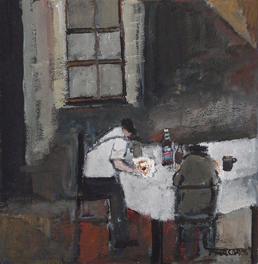Fish & Chip Supper by Malcolm Teasdale, Northern | Nostalgic