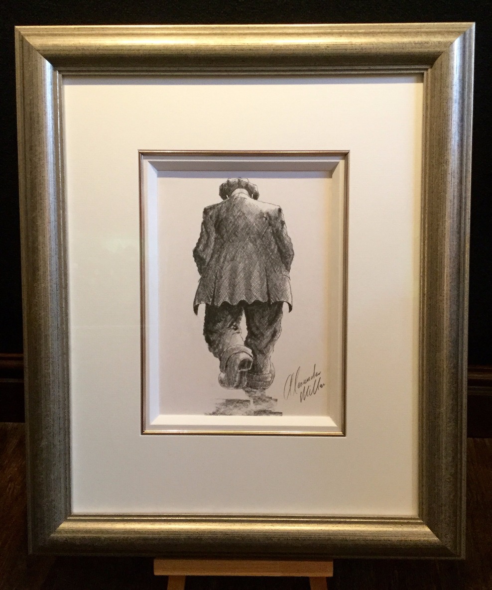 Just out for a Stroll by Alexander Millar, Gadgie | Northern | Nostalgic | Figurative
