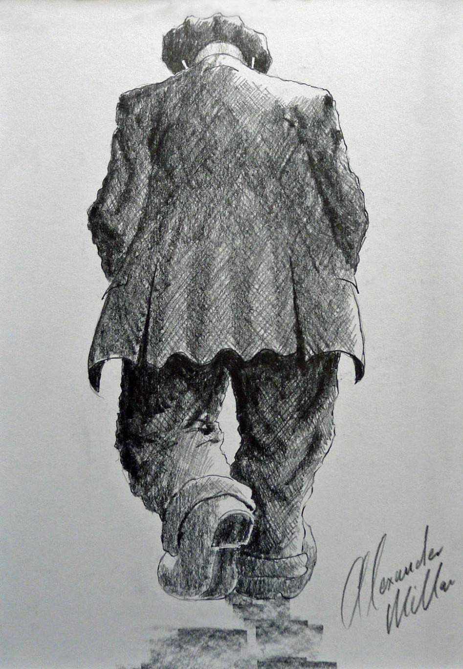 Just out for a Stroll by Alexander Millar Just out for a Stroll by Alexander Millar, Gadgie | Northern | Nostalgic | Figurative