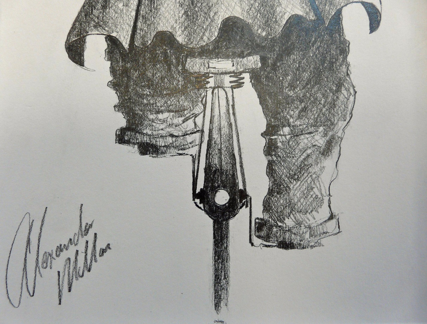 Ride on by Alexander Millar Ride on by Alexander Millar, Northern | Nostalgic | Bicycle | Gadgie | Figurative