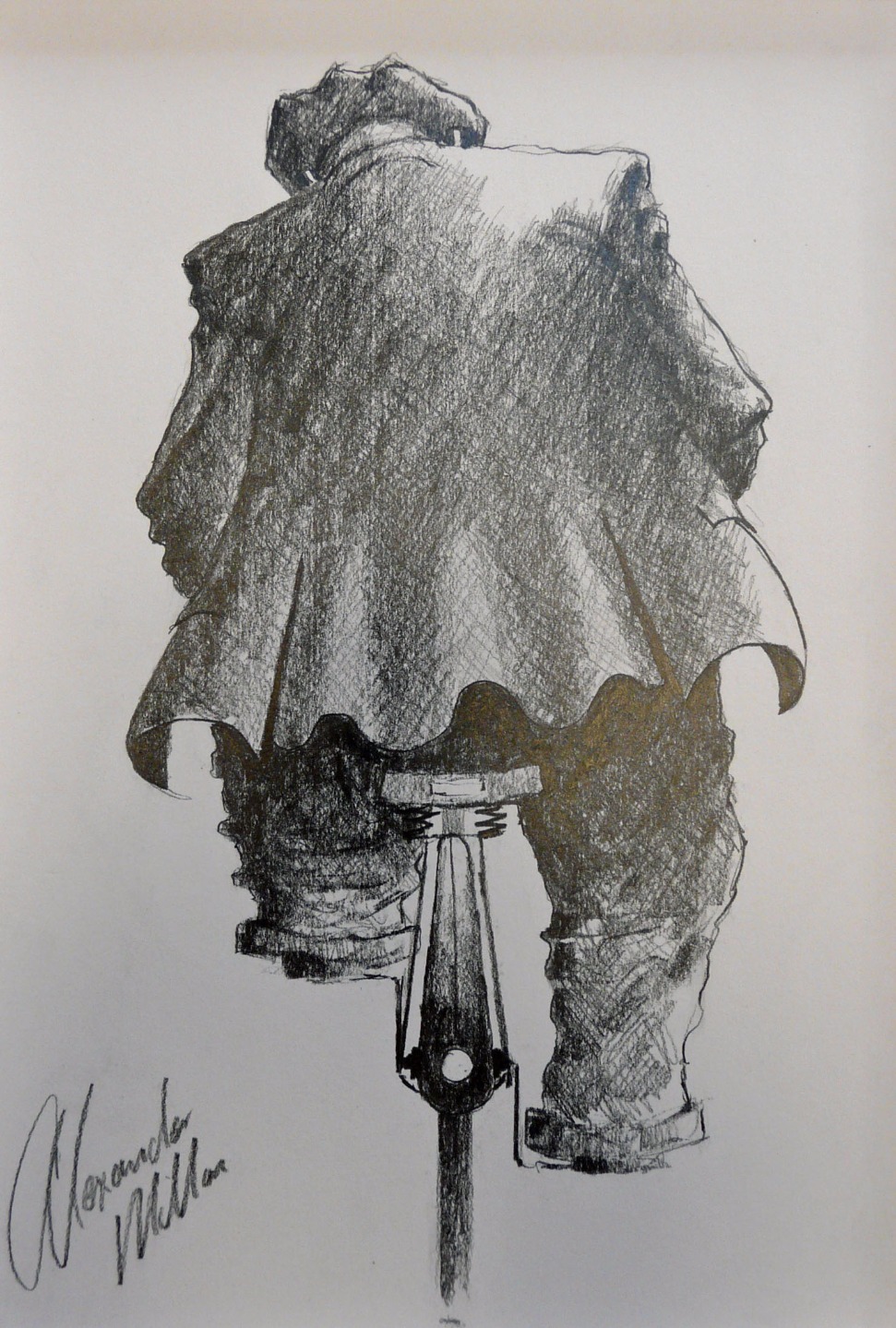 Ride on by Alexander Millar Ride on by Alexander Millar, Northern | Nostalgic | Bicycle | Gadgie | Figurative