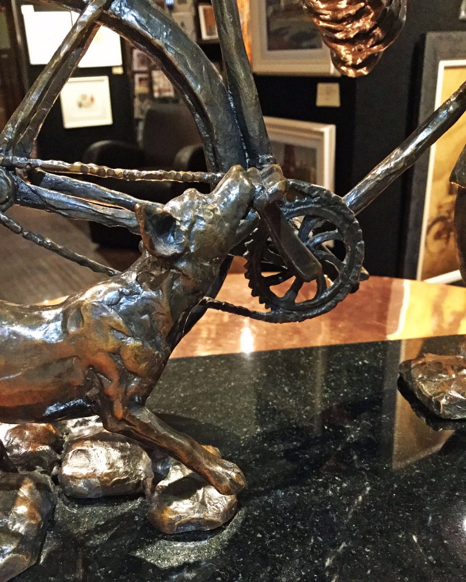 Wheeee! by Alexander Millar Wheeee! by Alexander Millar, Sculpture | Dog | Northern | Nostalgic | Gadgie