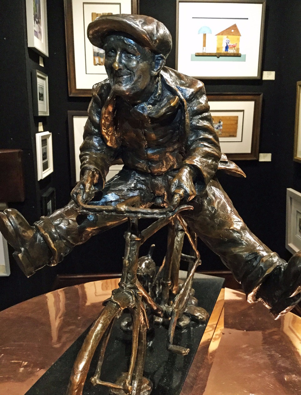 Wheeee! by Alexander Millar, Sculpture | Dog | Northern | Nostalgic | Gadgie