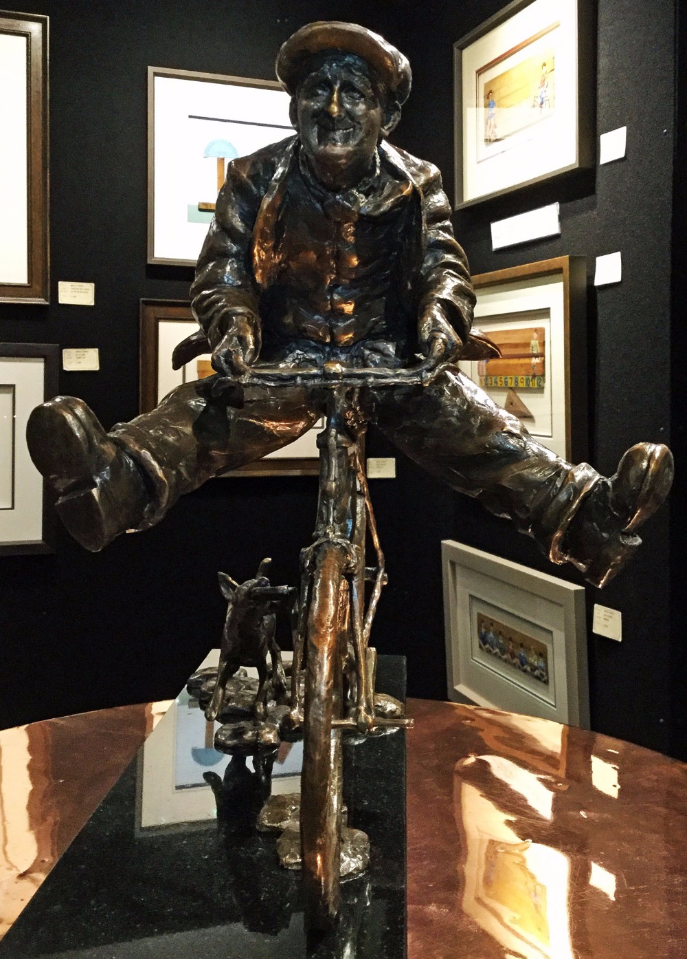 Wheeee! by Alexander Millar, Sculpture | Dog | Northern | Nostalgic | Gadgie