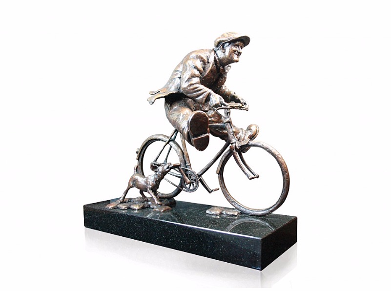 Wheeee! by Alexander Millar, Sculpture | Dog | Northern | Nostalgic | Gadgie