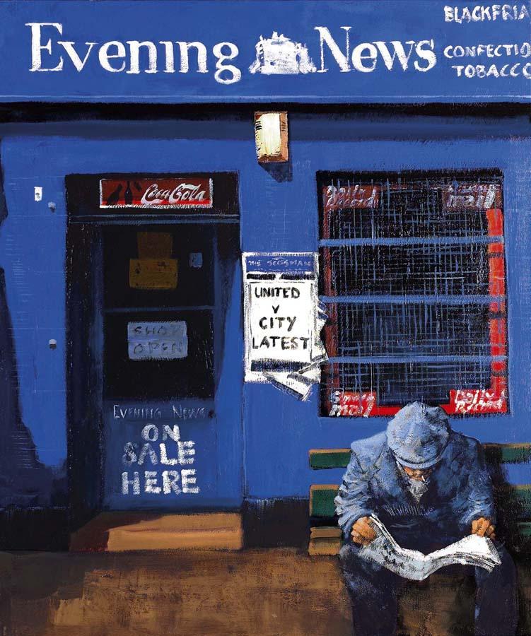 Read all about it by Alexander Millar, Football | Northern | Figurative | Gadgie