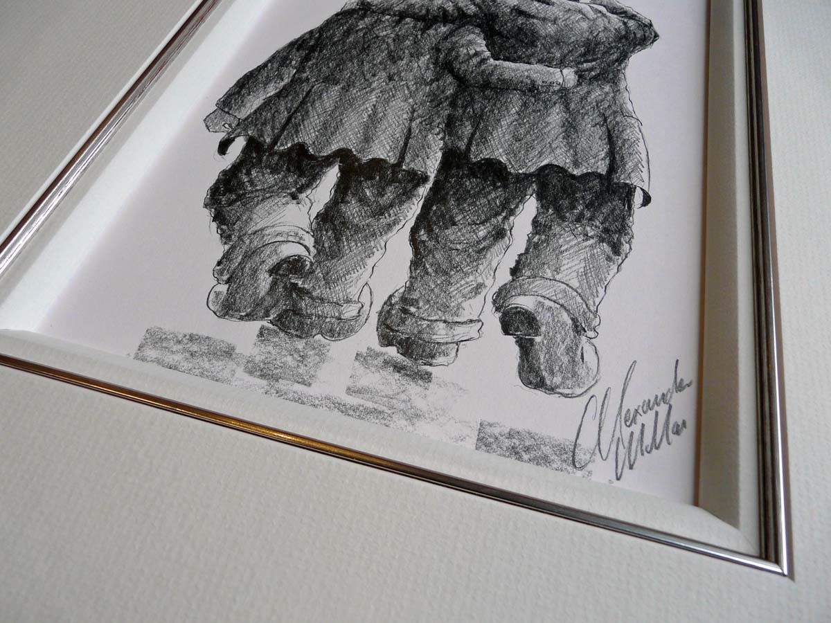 Friends for Always by Alexander Millar Friends for Always by Alexander Millar, Northern | Gadgie | Local | Family | Figurative | Nostalgic