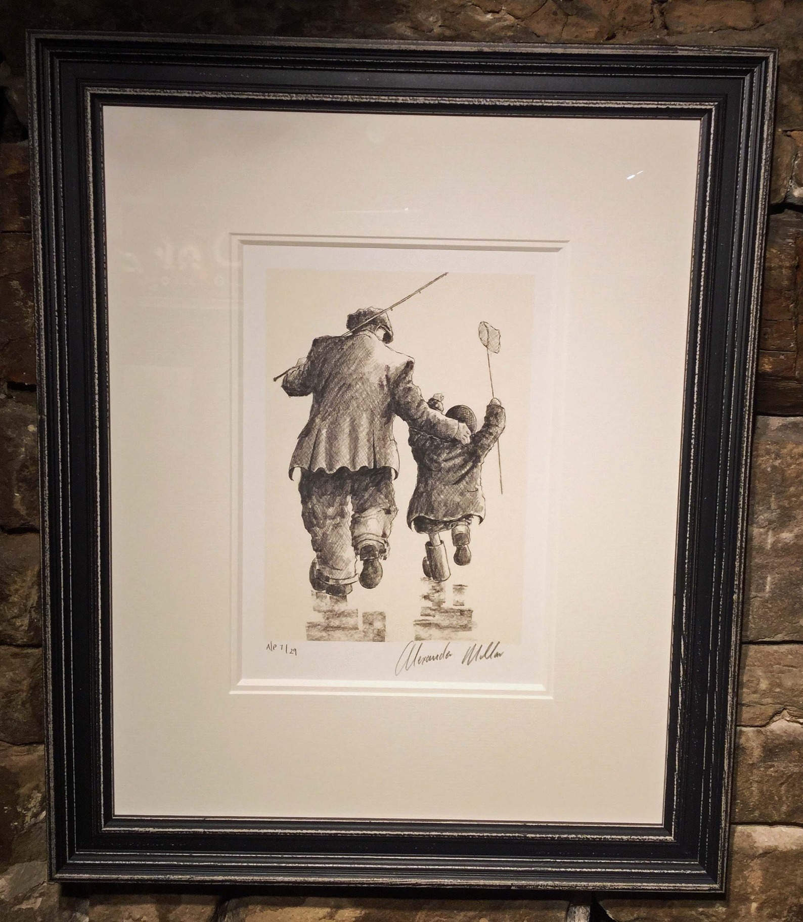 Big Fish, Little Fish by Alexander Millar Big Fish, Little Fish by Alexander Millar, Water | Children | Family | Nostalgic | Northern | Gadgie | Rare