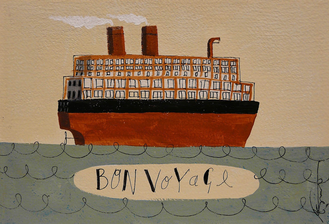 Bon Voyage by Angela Smyth, Illustrative | Transport