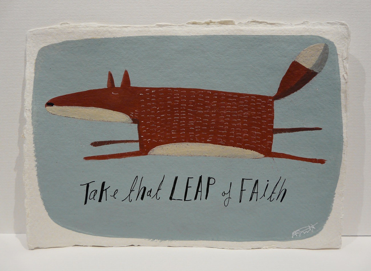 Take that leap of Faith by Angela Smyth, Illustrative | Fox