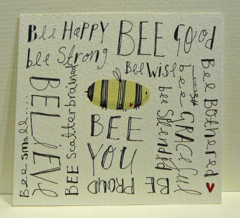 Bee Happy by Angela Smyth, Humour | Illustrative