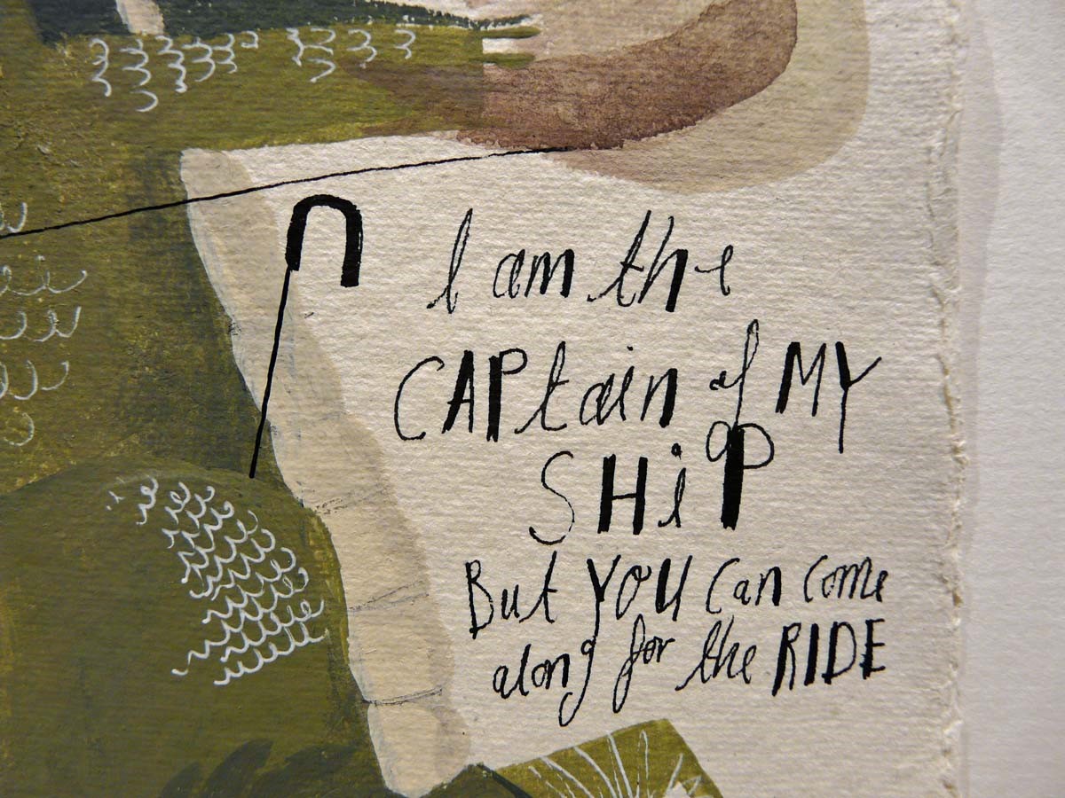 I am the Captain.... by Angela Smyth, Illustrative | Bird | Water