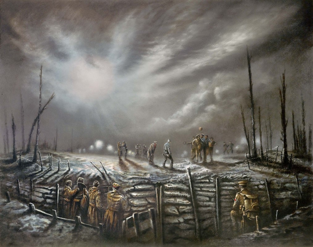 Sod this for a Game of Soldiers by Bob Barker, Nostalgic | Football | Landscape