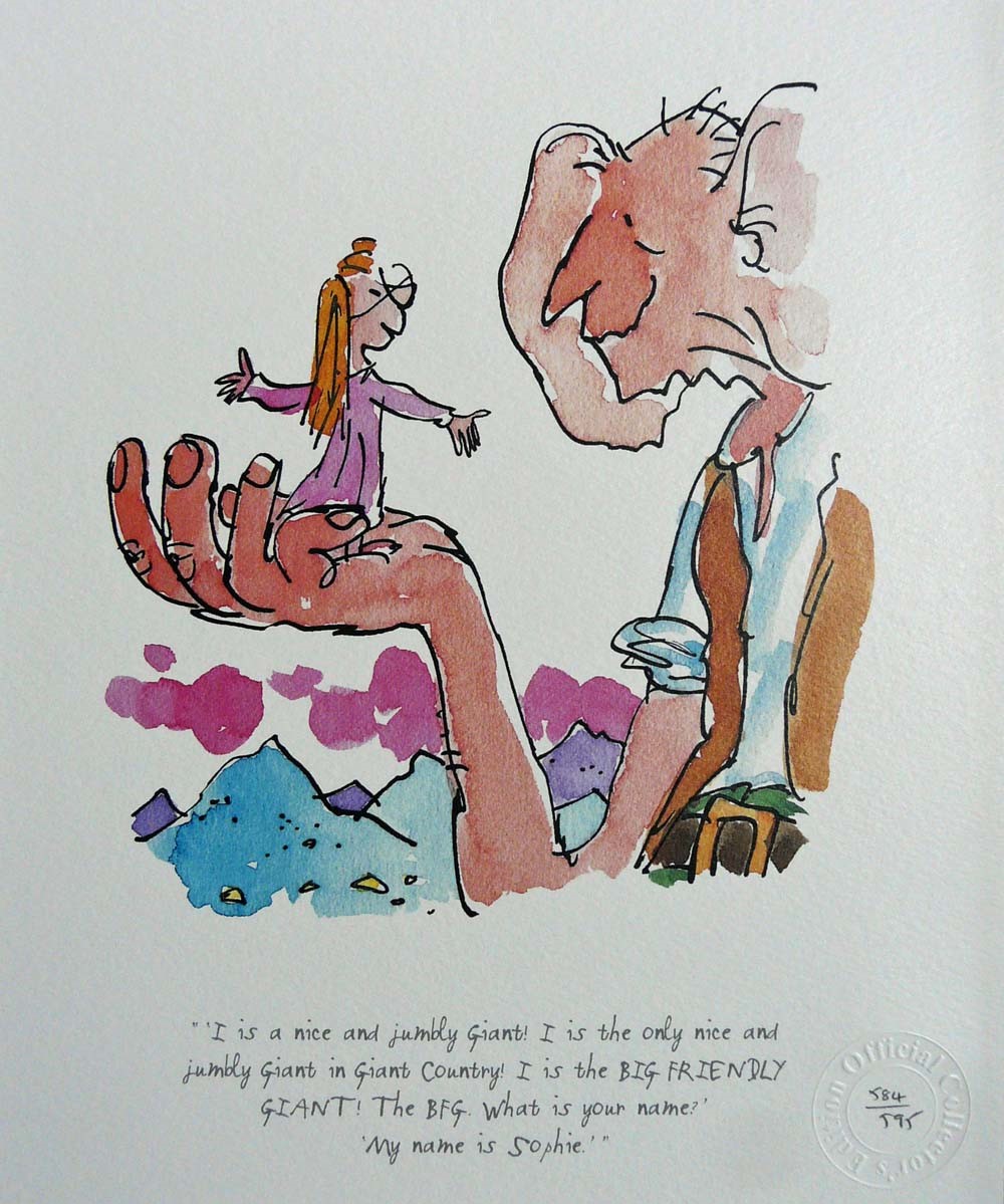 I is a nice and jumbly Giant! by Quentin Blake, Children | Illustrative | Nostalgic