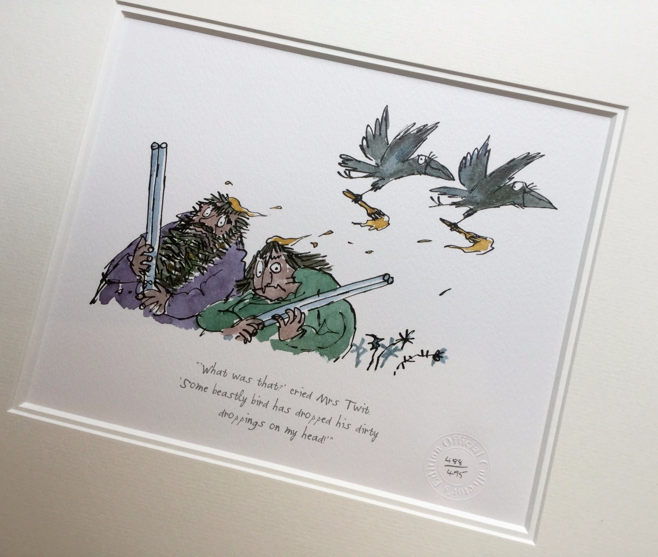 What was that? Cried Mrs Twit by Quentin Blake