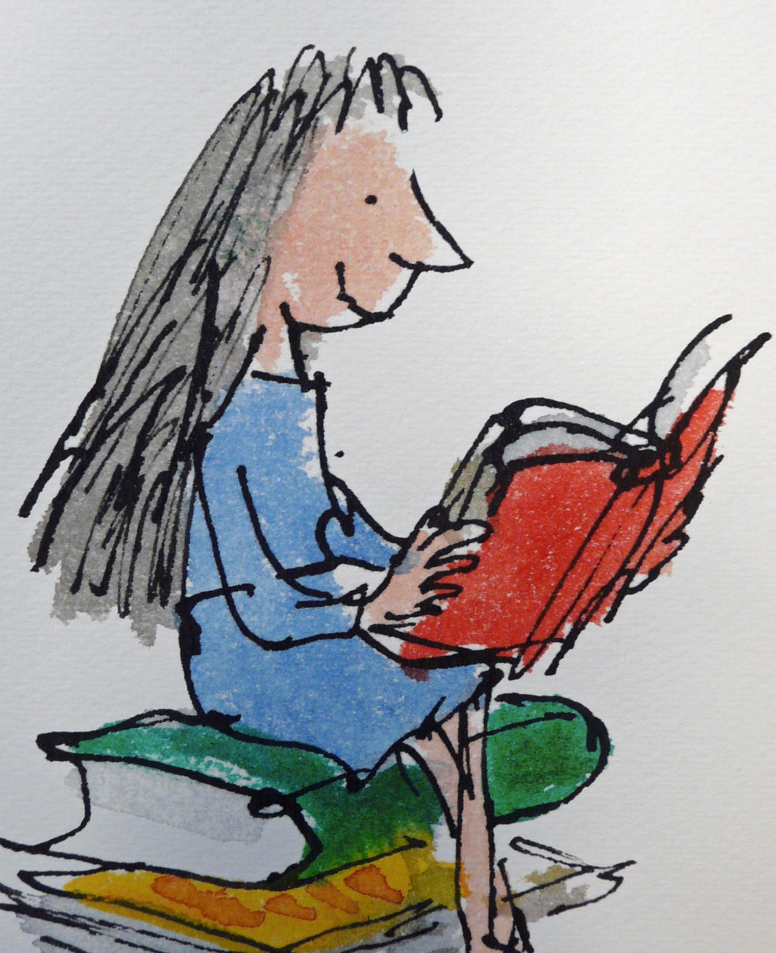 Matilda - Her Own Small Bedroom became Her Reading Room by Quentin Blake, Children | Family | Matilda | Rare