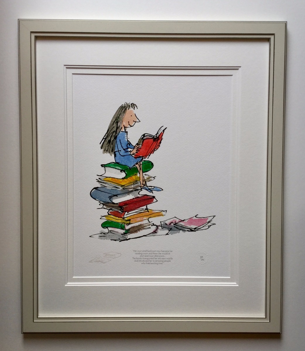 Matilda - Her Own Small Bedroom became Her Reading Room by Quentin Blake