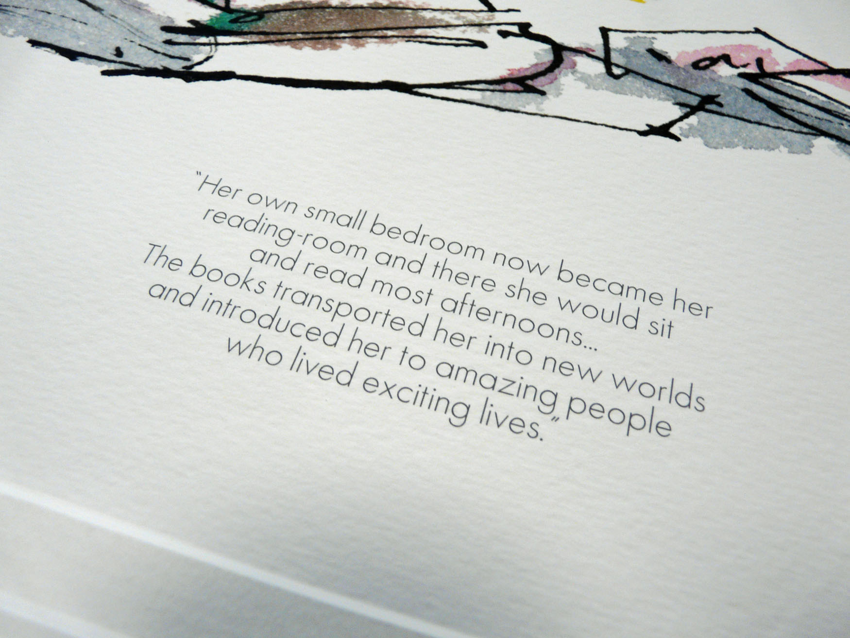 Matilda - Her Own Small Bedroom became Her Reading Room by Quentin Blake Matilda - Her Own Small Bedroom became Her Reading Room by Quentin Blake, Children | Family | Matilda | Rare