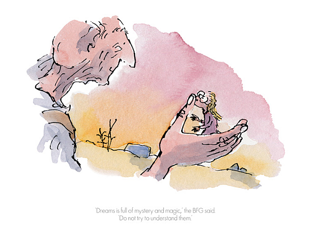 Dreams is Full of Mystery and Magic by Quentin Blake, dahl | Book | Children | Film | Nostalgic