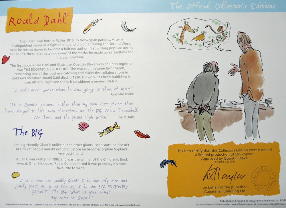 I is a nice and jumbly Giant! by Quentin Blake, Children | Illustrative | Nostalgic