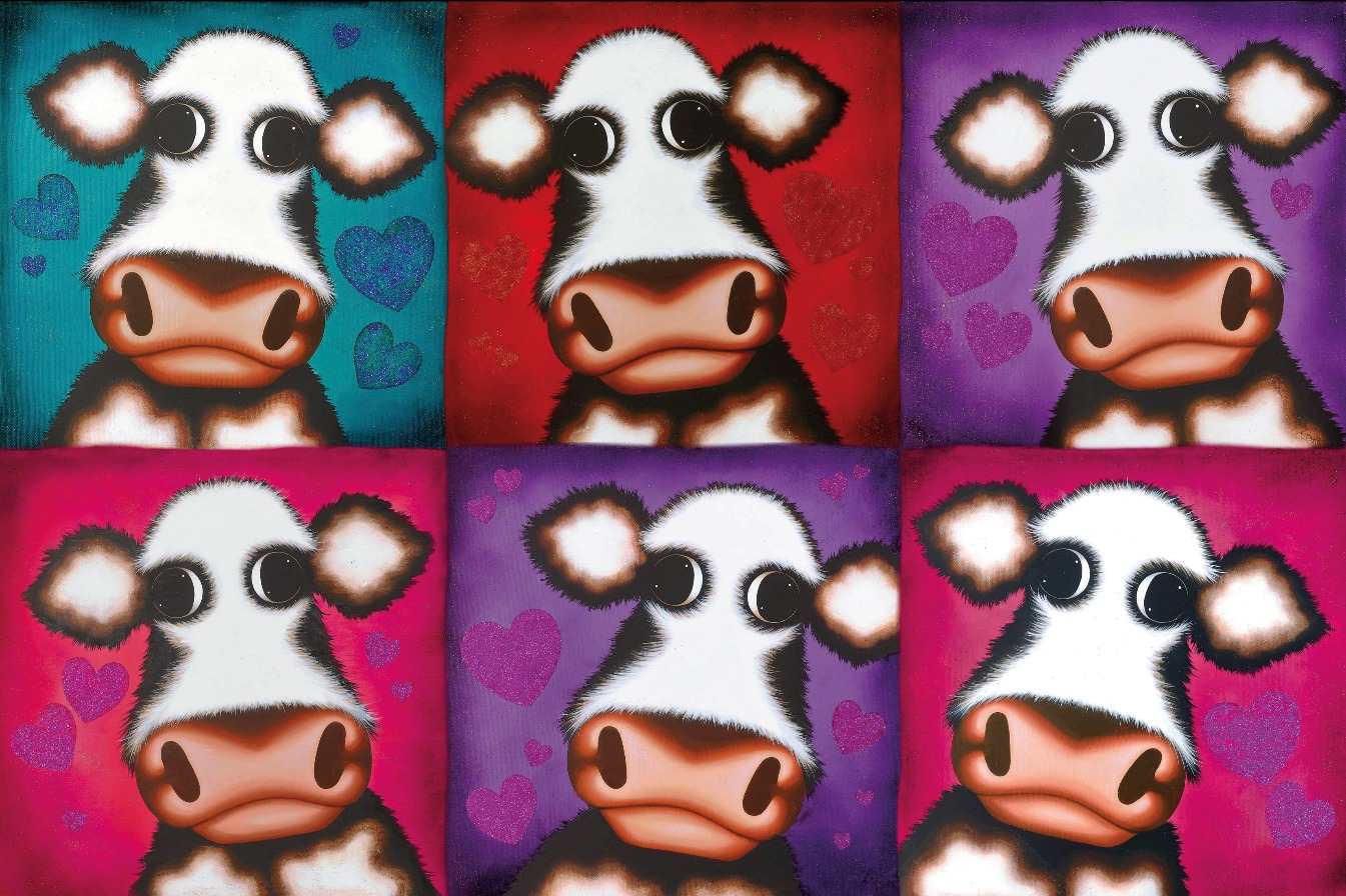 Cattle Grid by Caroline Shotton, Cow | Humour