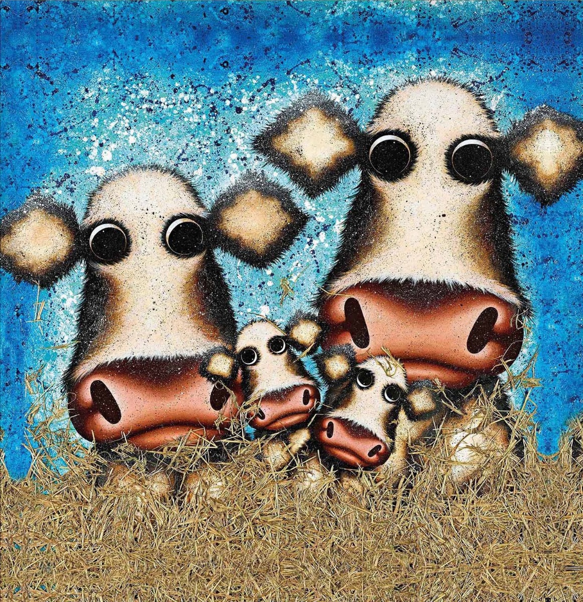 Snuggle Up, It's Fresian Cold! by Caroline Shotton, Humour | Cow | Family