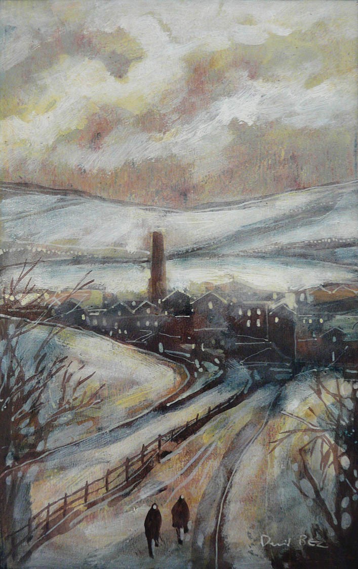 A Winters Walk by David Bez, Industrial | Northern | Snow | Landscape