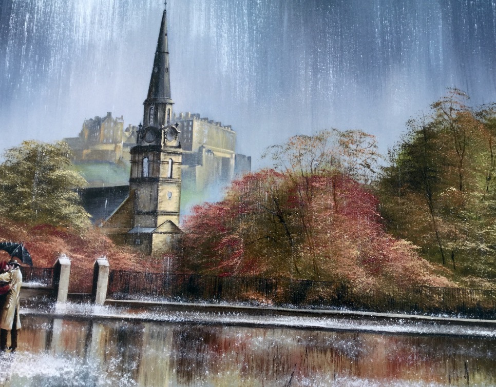 As the Edinburgh Rain Fell by Jeff Rowland