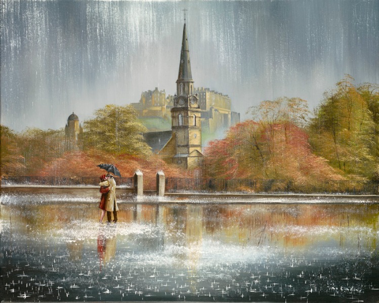 As the Edinburgh Rain Fell by Jeff Rowland