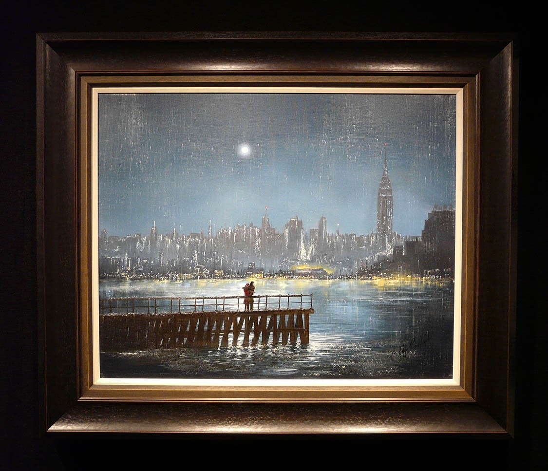 Blue Moon by Jeff Rowland, New York | Love | Romance | Nostalgic | Water | Couple
