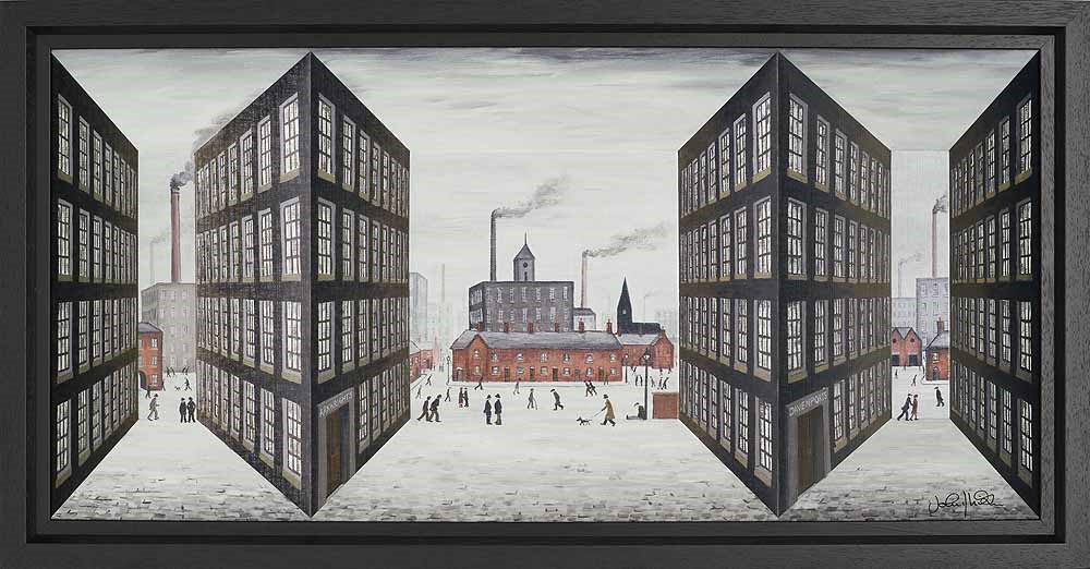 Down by the Mill by John D Wilson, Northern | Lowry | Industrial
