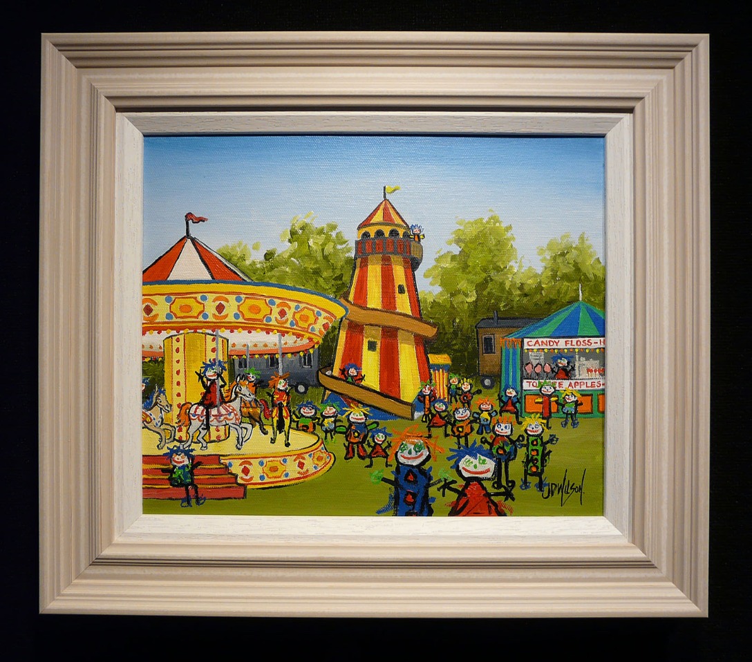 The Fairground by John D Wilson, Children | Nostalgic | Family