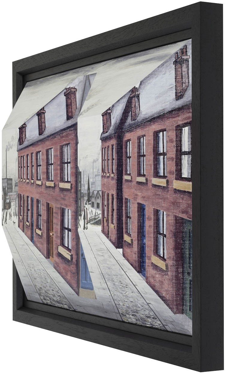 Street Scene by John D Wilson, Northern | Lowry | Industrial | 3D | Rare