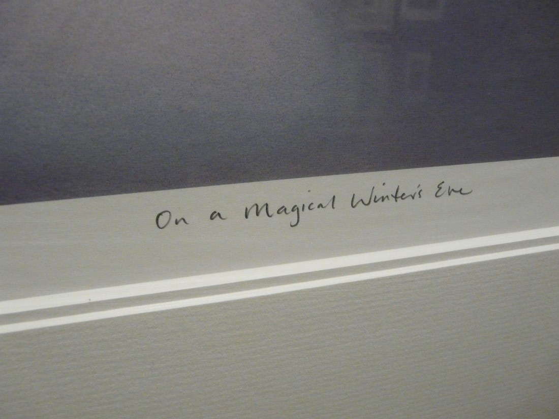 On a Magical Winters Eve by Paul Horton On a Magical Winters Eve by Paul Horton, Snow | Love | Romance | Rare